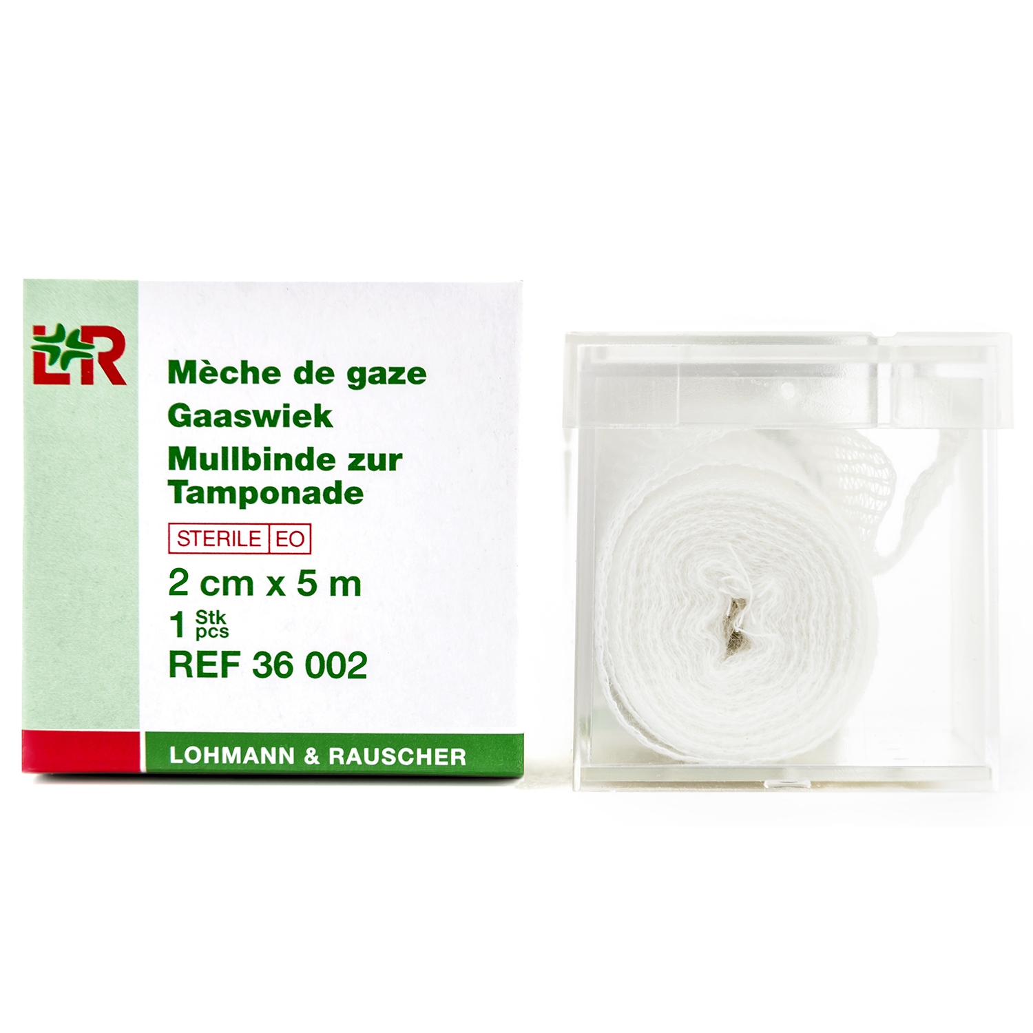 Gaaswiek Gazin steriel - 2 cm x 5 m