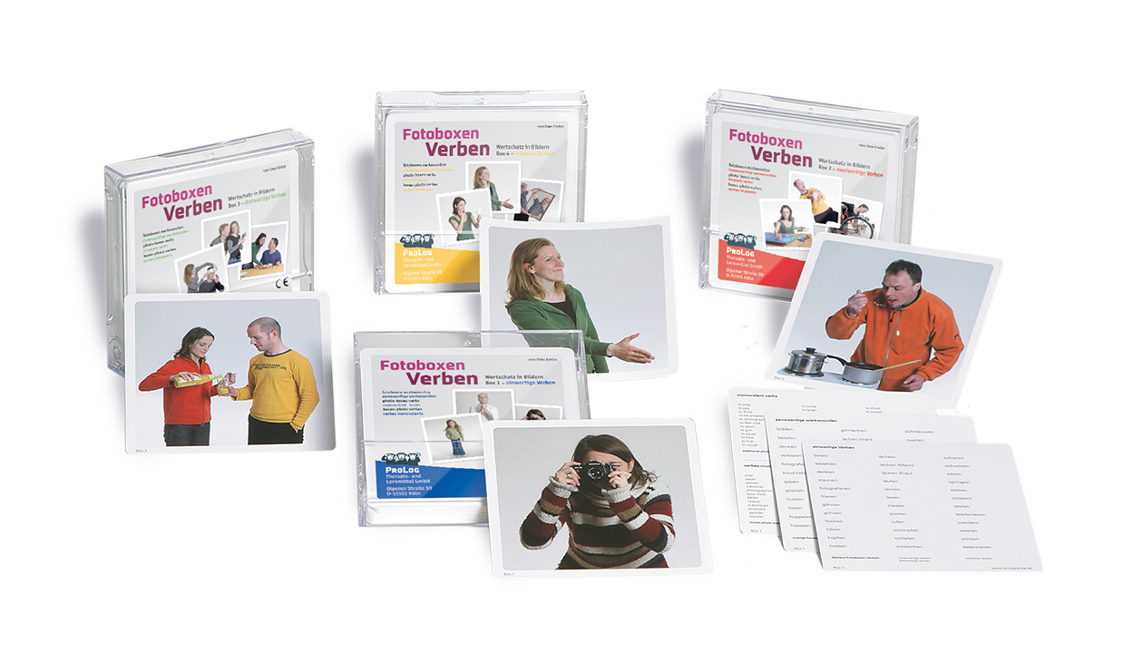 Fotobox - werkwoorden - 4 boxen