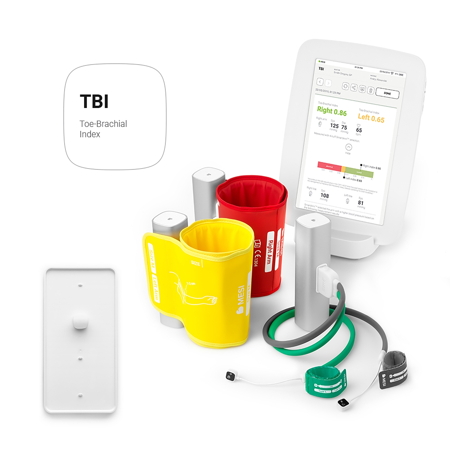 MESI mTABLET + TBI - Teen Brachiaal Index - draadloos