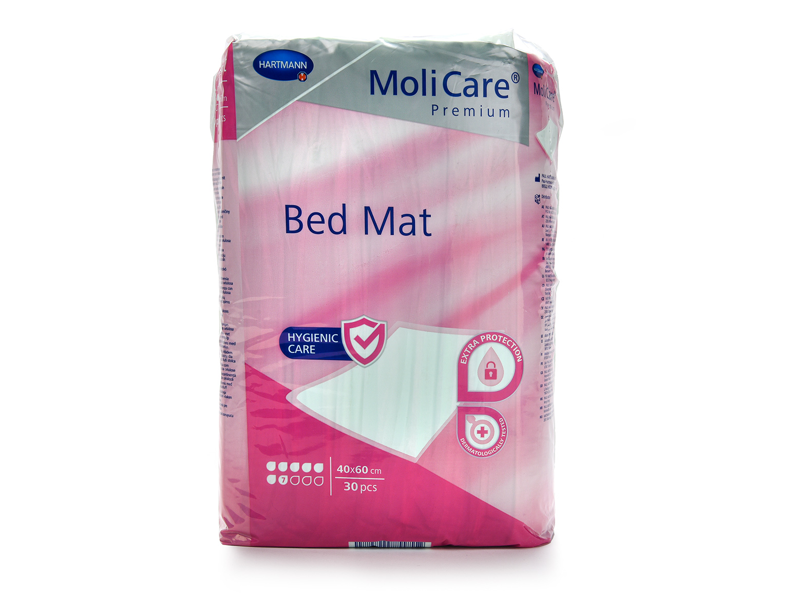 Molicare onderlegger - 7 druppels - 40 cm x 60 cm (30 st)