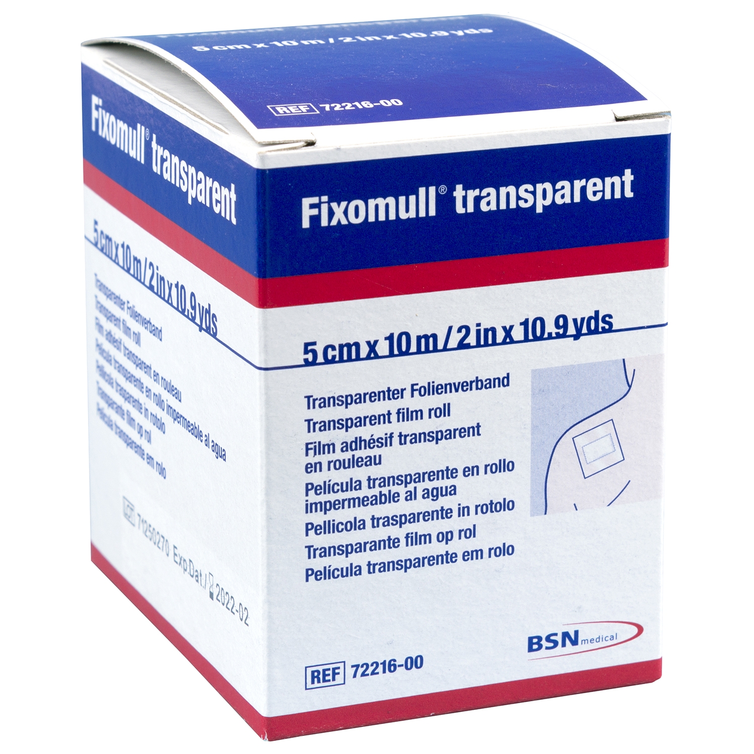 FIXOMULL TRANSPARENT 5 cm x 10 m