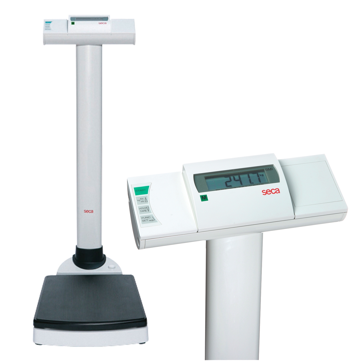 Seca 704 kolomweegschaal digitaal + bmi draadloos - 300 kg