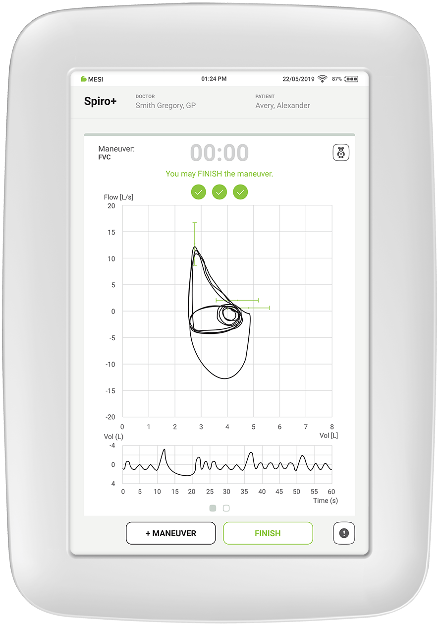 MESI app Spiro+ (software)