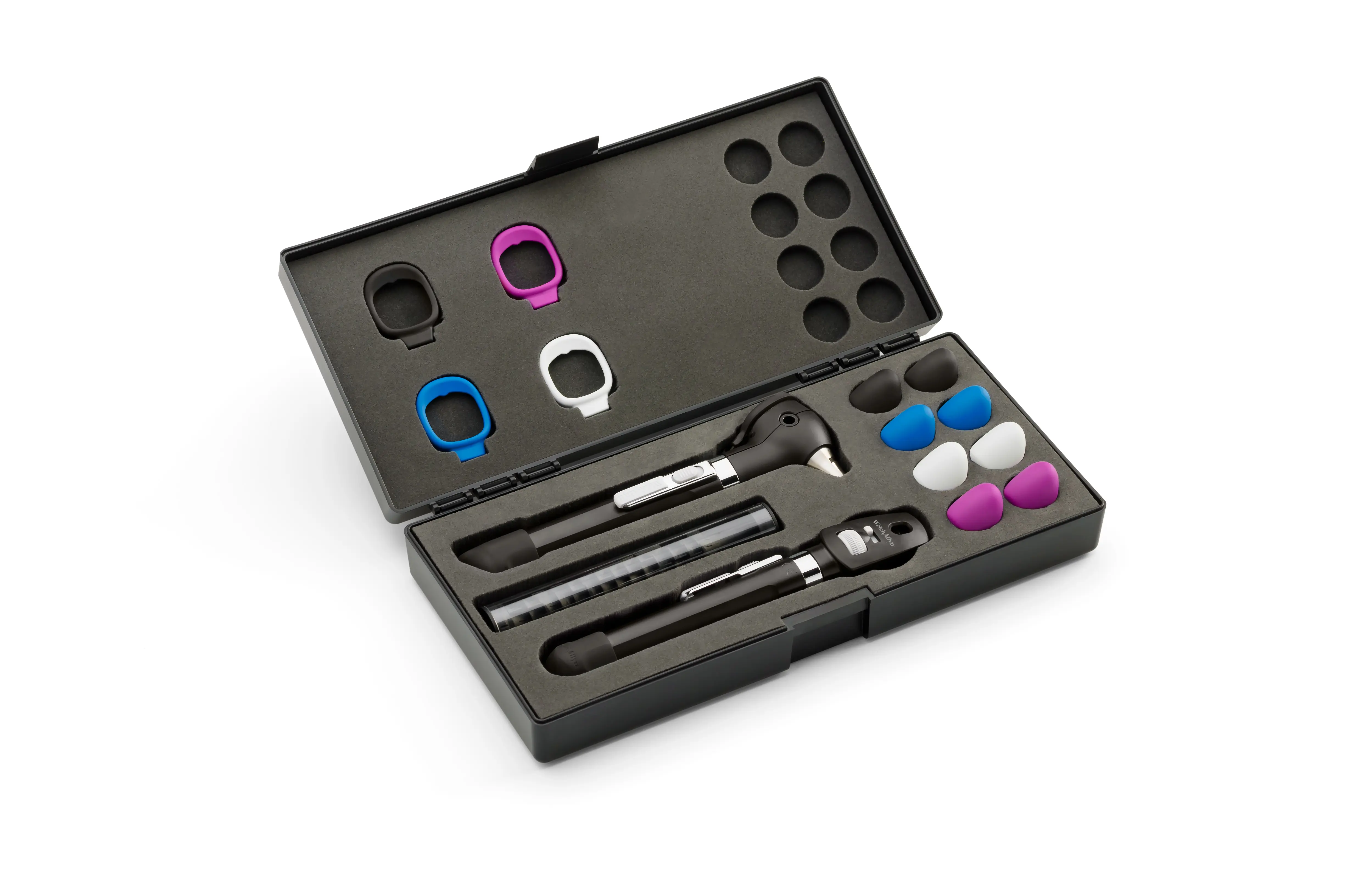 Set otoscoop + ophthalmoscoop Pocket Plus - LED 2,5 V - zwart