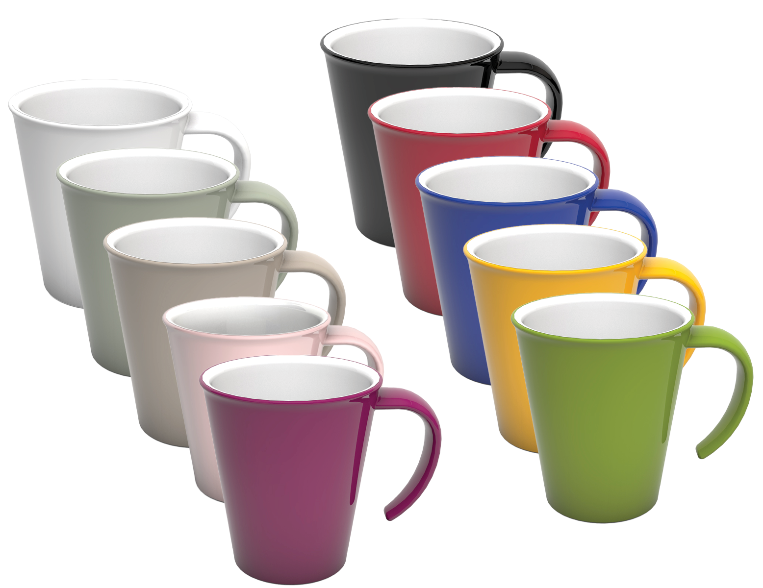 Beker met 1 groot open handvat Ornamin - Culinar - SAN - 300 ml 