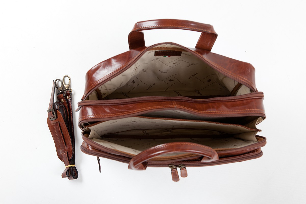 Mallette de médecin Old Angler Exclusiva - brun