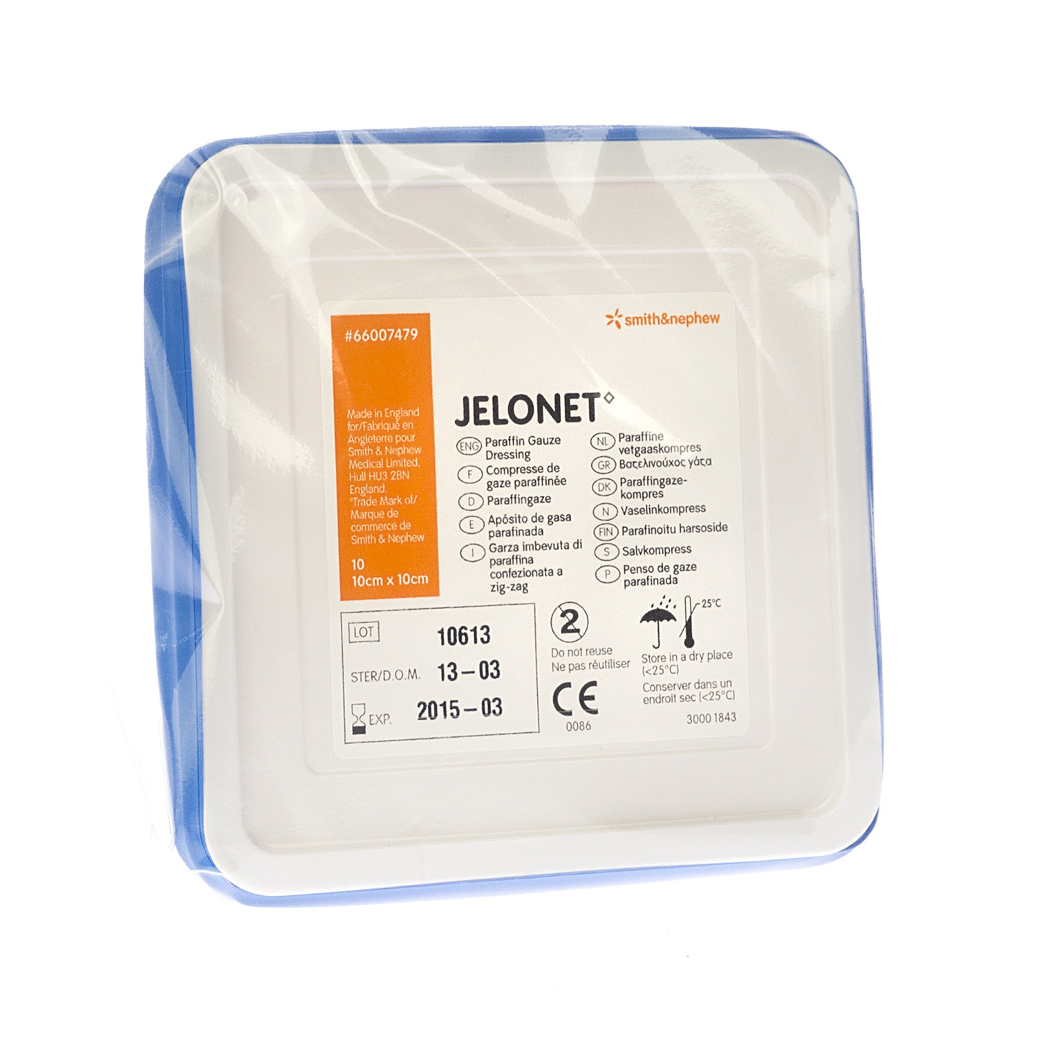 Jelonet steriel - 10 x 10 cm (10 st)