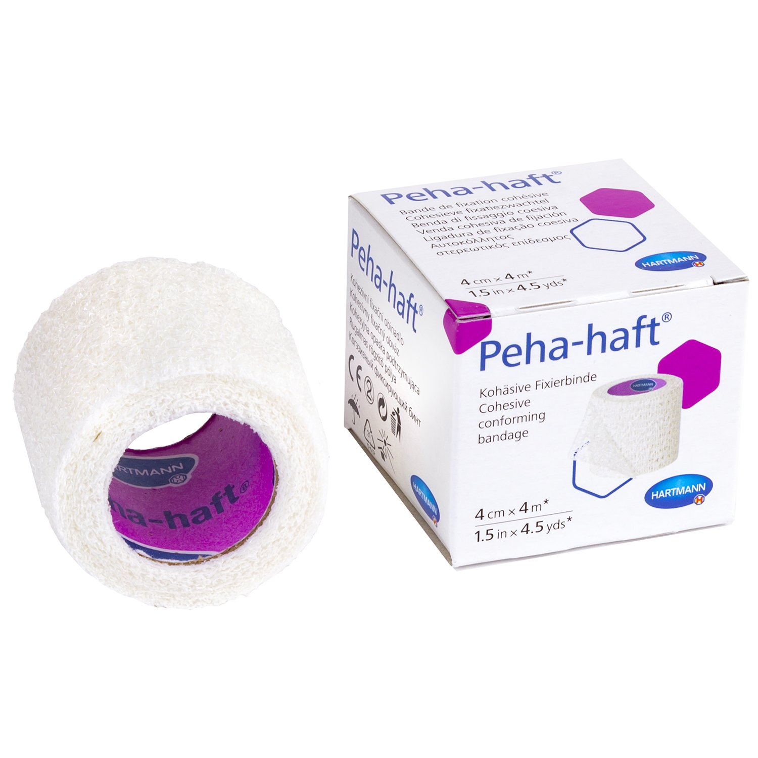 Peha Haft latexvrij - 4 cm x 4 m