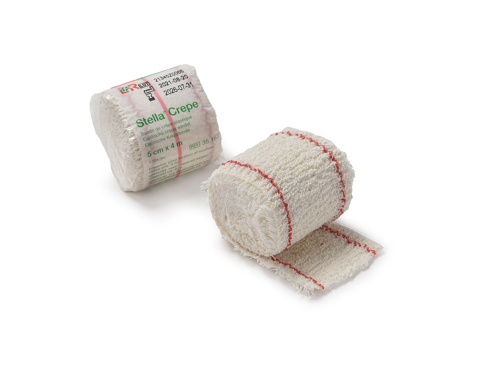 Stellacrepe individueel verpakt - 5 cm x 4 m (20 st)
